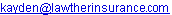 Image of email address of Kayden Lawther